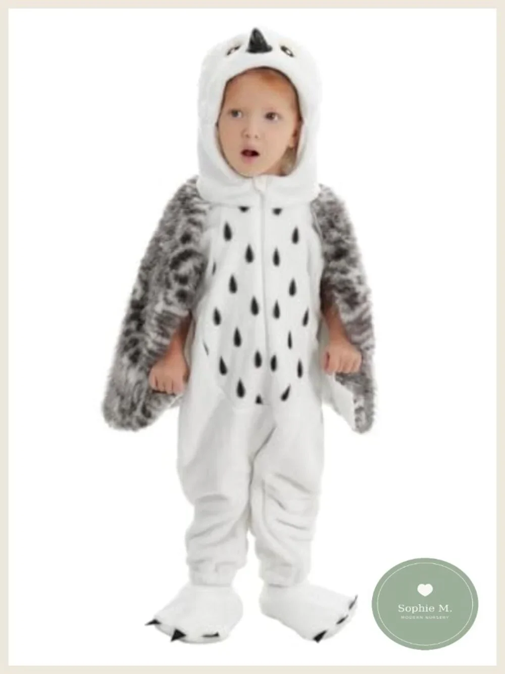 Baby Owl Costume One-Piece Jumpsuit Flame Resistant